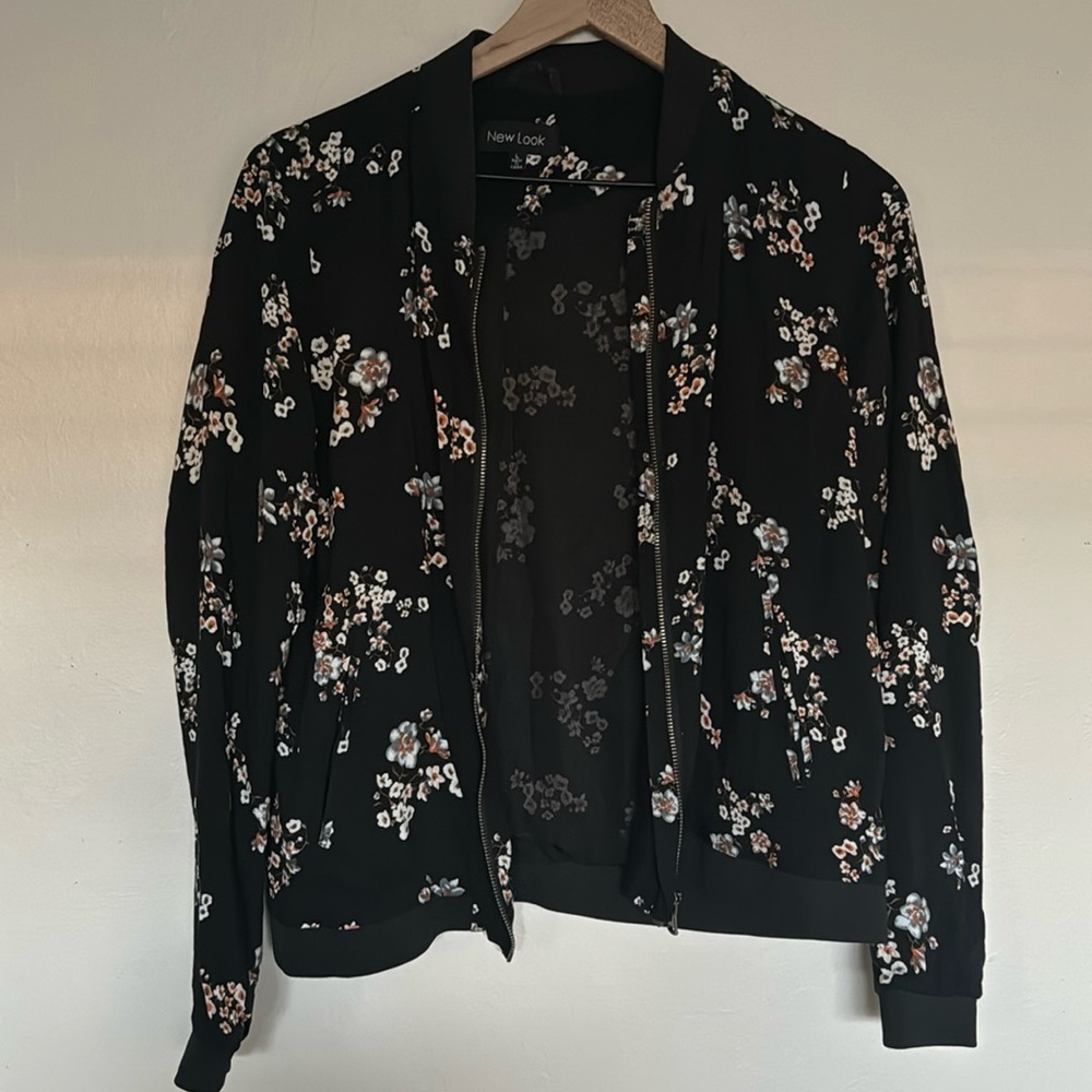 Floral print jacket